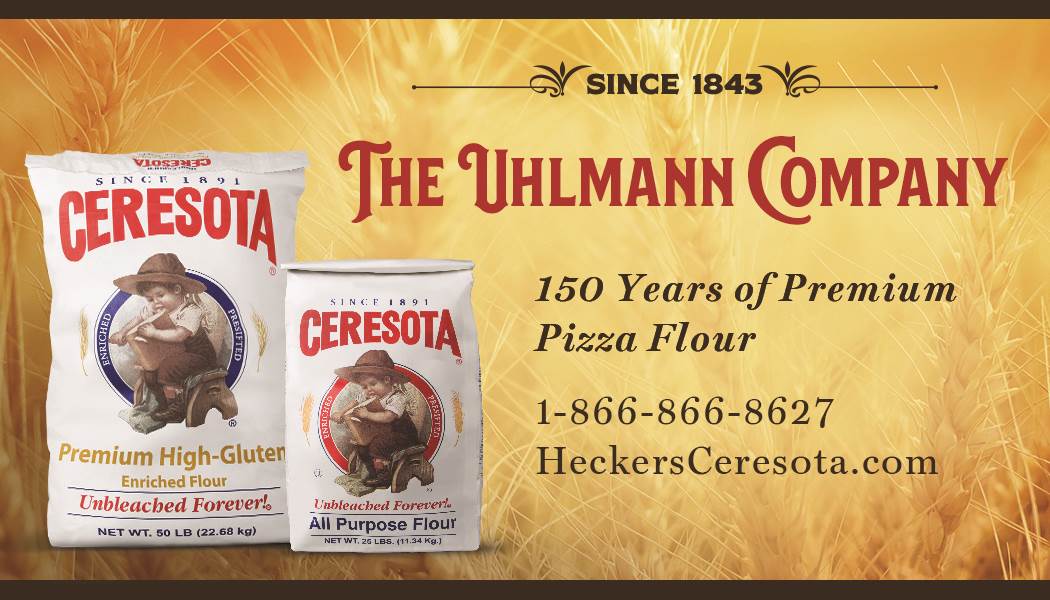 best pizza flour is from Ceresota Flour.